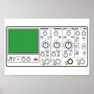 Poster Testador de voltagem do oscópio genérico do pai
