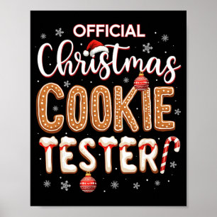 Poster Testador Oficial de Biscoitos de Natal Rei da Trip