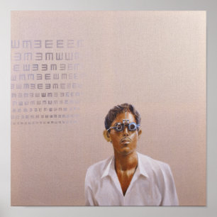 Póster Teste 3 Medinipur India do olho