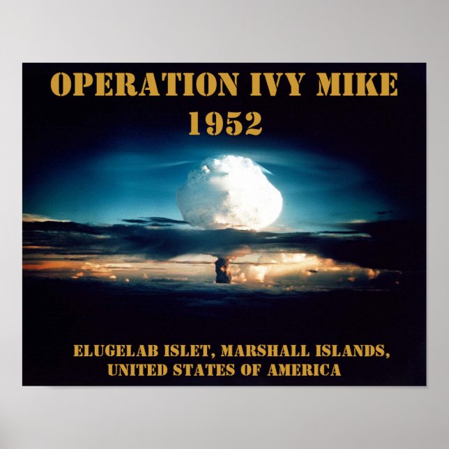 Poster Teste de armas dos Estados Unidos da América em 19 (Frente)