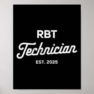 Poster Teste De Graduação De Rbt Do Técnico De Comportame