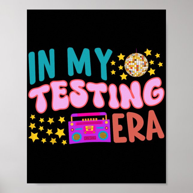 Poster Teste de Groovy para Estudantes da Minha Era de Te (Frente)