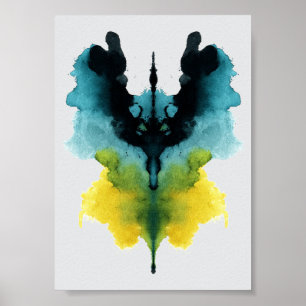 Poster Teste de Inkblot Rorschach. Não me chame de louca