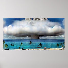 Poster Teste Nuclear no Atol de Bikini C 1946