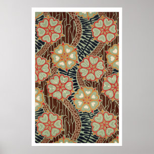 Poster Teste padrão #2 de Nouveau da arte em Emporio