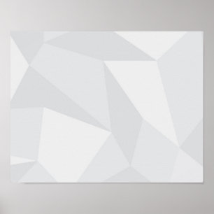 Poster Teste padrão branco, simples, moderno, urbano,