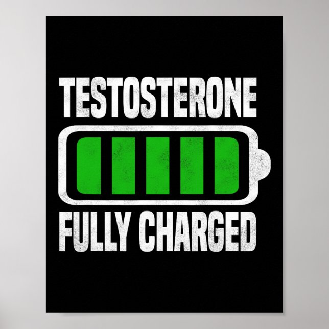 Poster Testosterona (Frente)