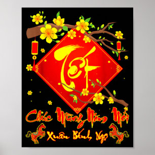 Poster Tet 2026 Chuc Mung Nam Moi Xuan Binh Ngo Vietnamit