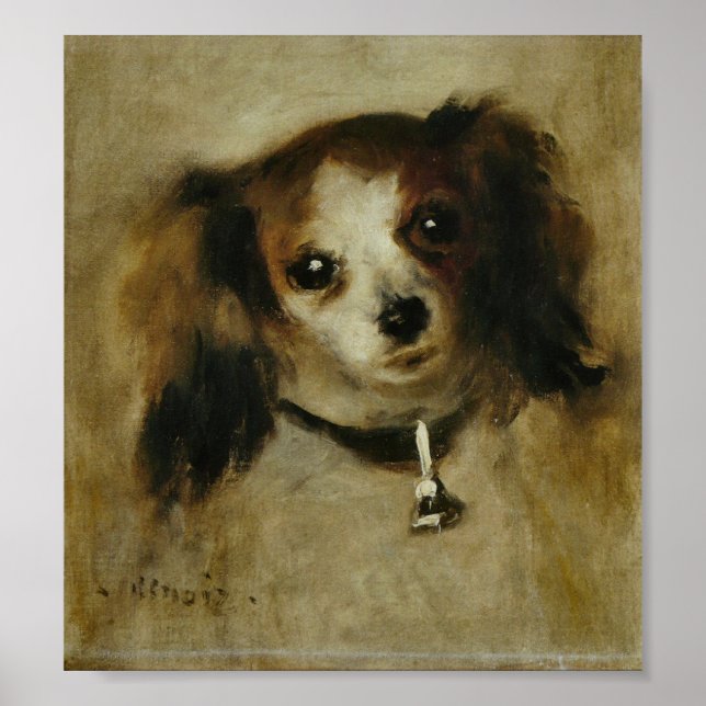 Póster Tête de chien - Pierre Auguste Renoir (Frente)
