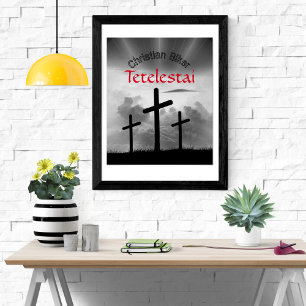 Poster Tetelestai Christian Biker