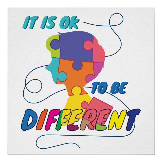 Póster Teto de Consciência do Autismo | Camisas Adhd | Pr (Frente)