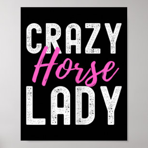 Poster Teto De Sobremesas De Cavalo Louco Para Mulheres H