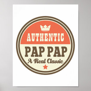 Poster Teto do Dia de os pais Pap Grandpa Pappap