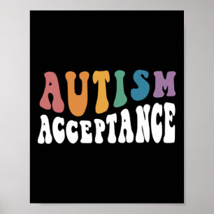 Poster Teto Especial de Educação de Consciência Autismo