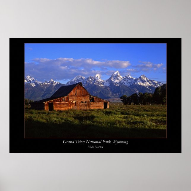 Poster Teton Barn #1 (Frente)