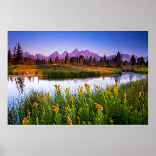 Poster Teton Sunrise