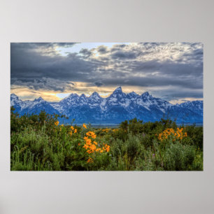 Poster Tetons grande