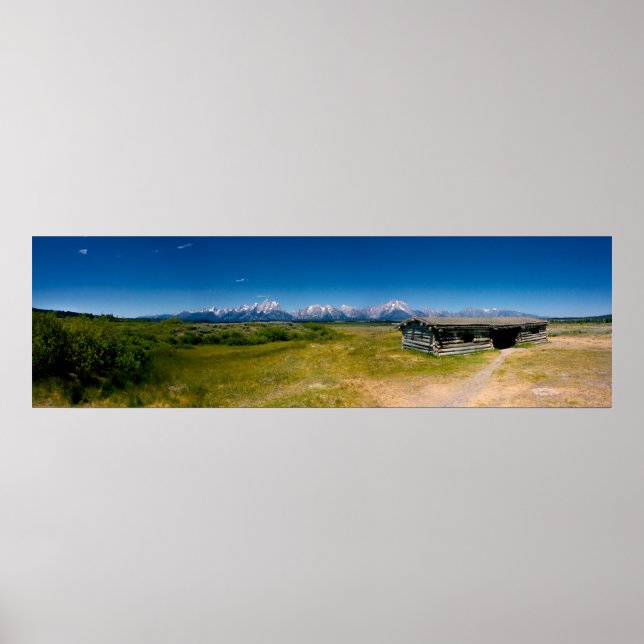 Poster Tetons Panorama (Frente)
