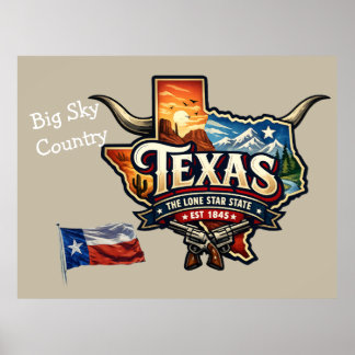 POSTER TEXAS 