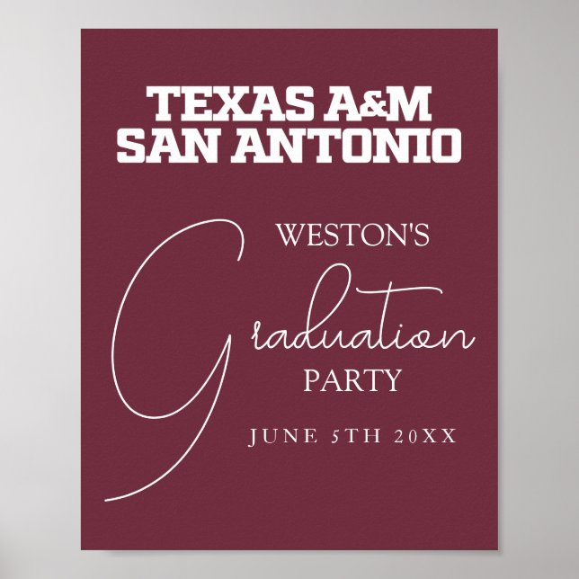 Poster Texas A&M San Antonio (Frente)