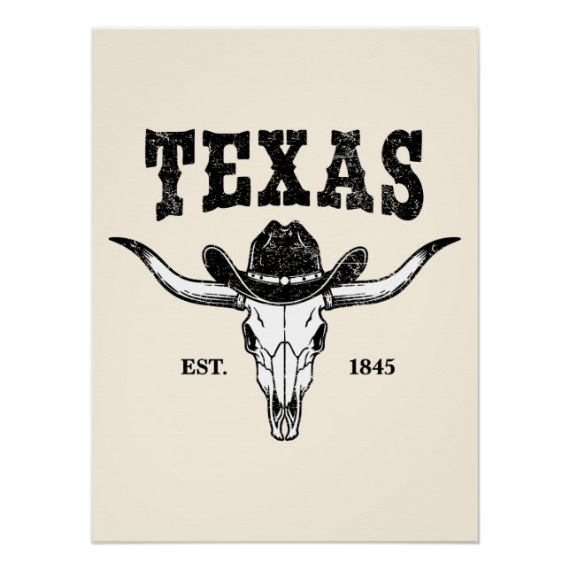 Póster Texas Antigo (Frente)