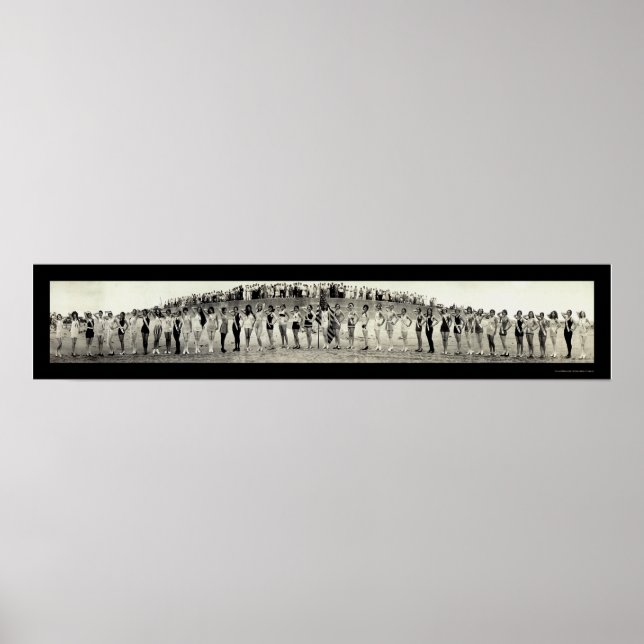 Poster Texas Beauty Pageant Photo 1928 (Frente)