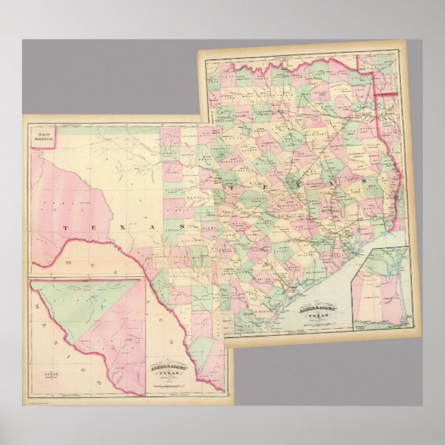 Póster Texas composto (Frente)