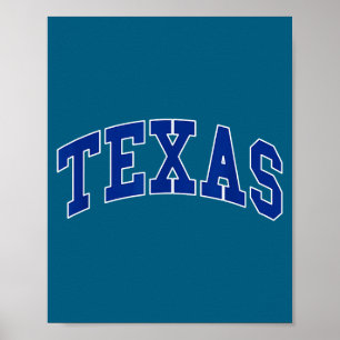 Poster Texas - design retrô - clássico