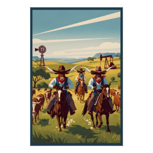 Póster Texas Legal