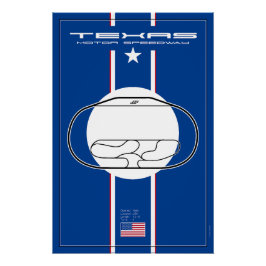 Póster Texas Motor Speedway