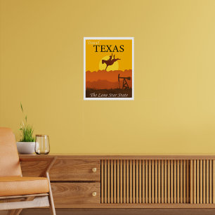 Poster Texas, O Estado da Estrela Solitária,
