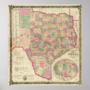 Póster Texas ocidental