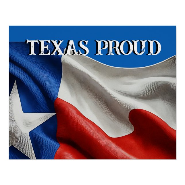 PÓSTER TEXAS PROUD (Frente)