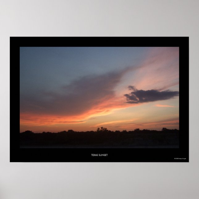 Poster Texas Sunset (Frente)