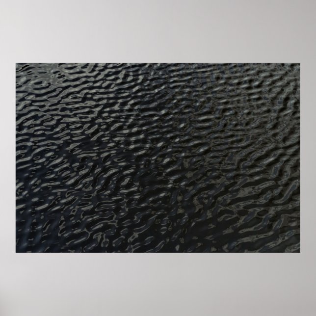 Poster Têxteis florais brancos e negros (Frente)