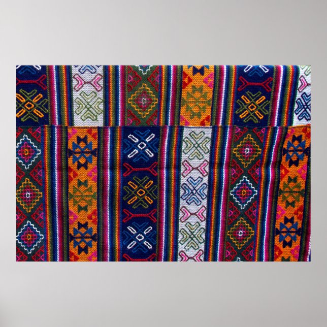 Póster Têxtil butanês (Frente)