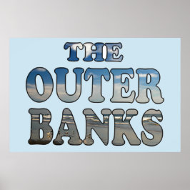 Poster Texto de Praia de Bancos Externos