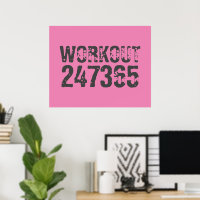 Texto desgastado e riscado Treino 247365 rosa