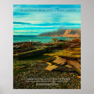 Poster Texto editável e foto do Parque Estadual de Caman