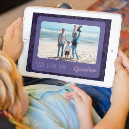 Poster Texto Fotográfico Personalizado Chic Vovó Presente