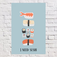 Texto Personalizado do Roll Maki Níguo Sushi