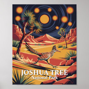 Poster Texto Personalizado Joshua Tree Vida Selvagem Road