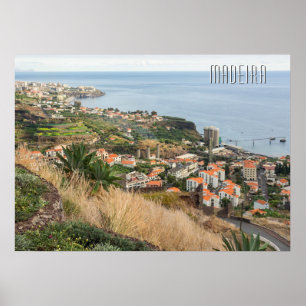 Poster Texto Personalizado Madeira Portugal