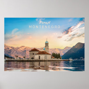 Poster Texto Personalizado Montenegro