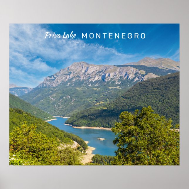Poster Texto Personalizado Montenegro (Frente)