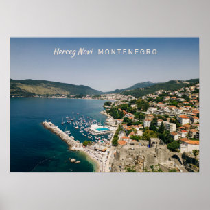 Poster Texto Personalizado Montenegro
