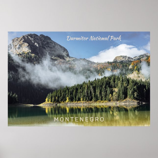 Poster Texto Personalizado Montenegro (Frente)