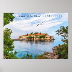 Poster Texto Personalizado Montenegro