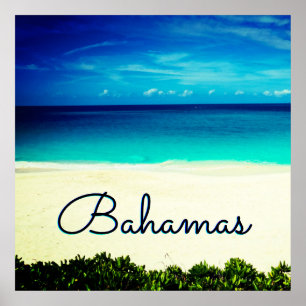 Poster Texto Personalizado Viagem Exótico