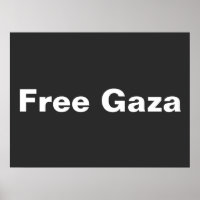 Texto Simples de Gaza Apoiando Gaza Palestina